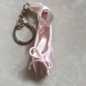 Ballet Shoe Key Rings