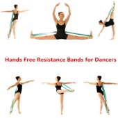 Hands Free Resistance Bands for Dancers