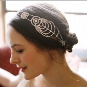 Beautiful Crystal Ballet Hair Dressing