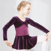 Soft Velvet Patchwork Pratise Dress