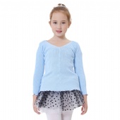 Soft V Neck Long Sleeve  Dance Sweater