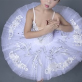 Decorated Performance Tutu with Lace
