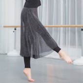 Dance Pants With Shimer Mesh Skirts