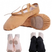Split Sole Middle Strectable Canvas Ballet Slippers