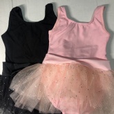 Tank Leotard With Shimmery Tutus