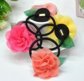 Flower Hair Elastics