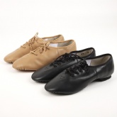 Cow Leather Lace Up Jazz Shoes Dance Shoes