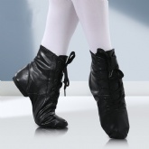 PU Jazz Boot Lace Up