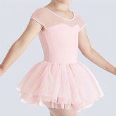 Mesh Leotard With Soft Tutu Skirt