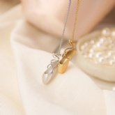 Fashion Ballet Shoe Necklace