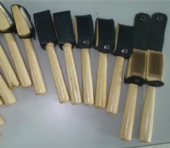 Dance Shoe Brush Leather Cover