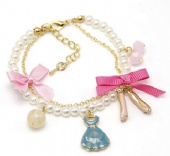 Childrens Lovely Pearl Chain with Ballet Shoes